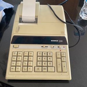 Monroe, with a calculator company, Monroe systems for business model, 7130